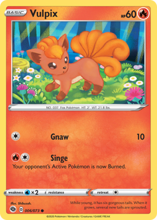 Vulpix 6/73 Sword & Shield Champion's Path