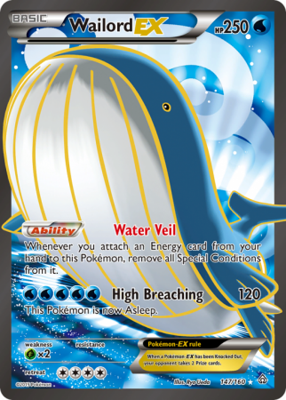 Wailord-EX 147/160 XY Primal Clash