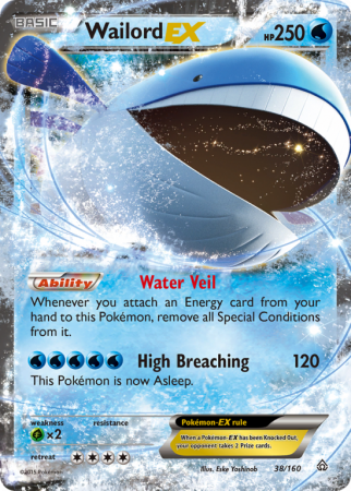 Wailord-EX 38/160 XY Primal Clash