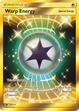 Warp Energy 123/111 Sun & Moon Crimson Invasion