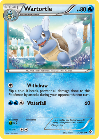 Wartortle 30/149 Black & White Boundaries Crossed