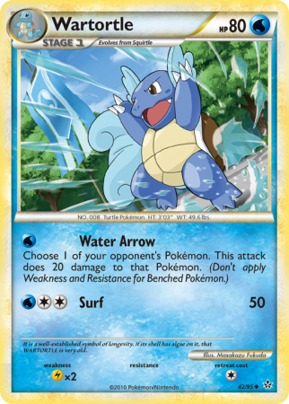 Wartortle 42/95 HeartGold & SoulSilver HS—Unleashed