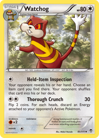 Watchog 85/111 XY Furious Fists