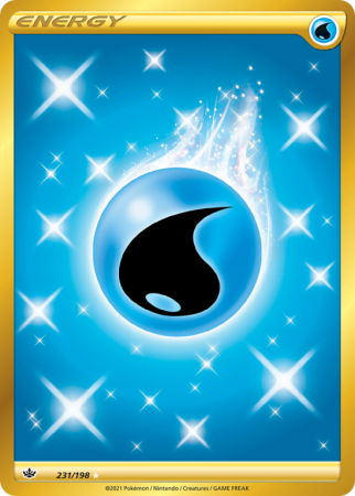 Water Energy 231/198 Sword & Shield Chilling Reign