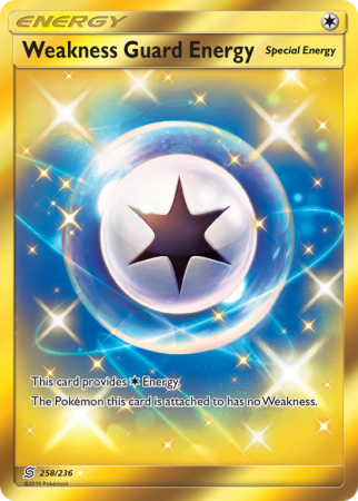 Weakness Guard Energy 258/236 Sun & Moon Unified Minds