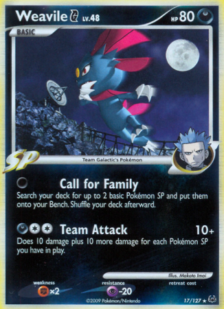 Weavile G 17/127 Platinum Platinum