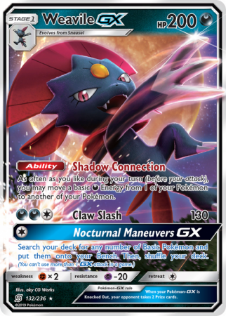 Weavile-GX 132/236 Sun & Moon Unified Minds
