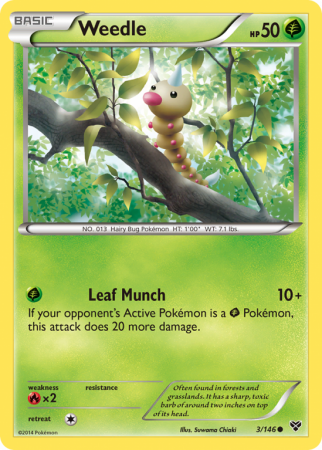 Weedle 3/146 XY XY
