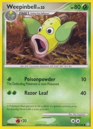 Weepinbell 127/146
