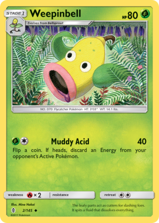 Weepinbell 2/145 Sun & Moon Guardians Rising
