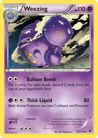Weezing 28/124 XY Fates Collide