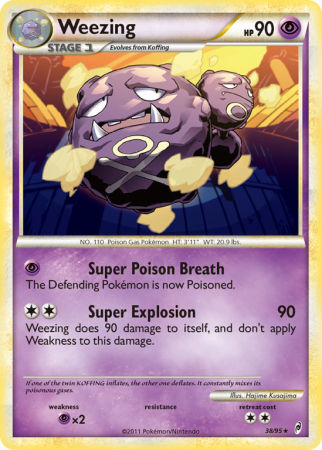 Weezing 38/106 HeartGold & SoulSilver Call of Legends