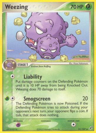 Weezing 51/107 EX Deoxys