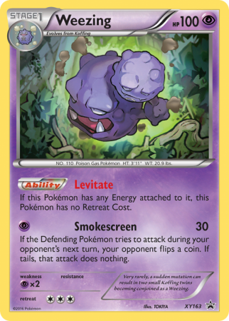 Weezing XY163/183 XY XY Black Star Promos