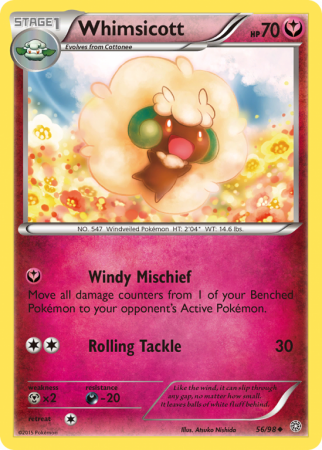Whimsicott 56/98 XY Ancient Origins