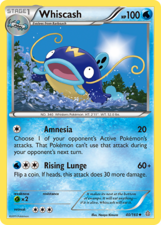 Whiscash 40/160 XY Primal Clash