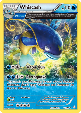 Whiscash 41/160 XY Primal Clash
