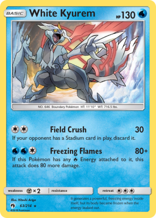 White Kyurem 63/214