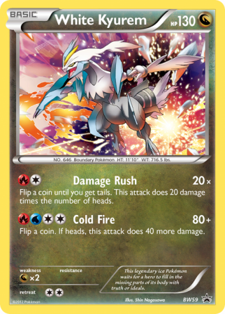 White Kyurem BW59/101 Black & White BW Black Star Promos