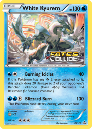 White Kyurem XY128/183 XY XY Black Star Promos