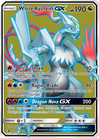 White Kyurem-GX SM141/156