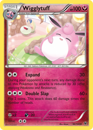 Wigglytuff 66/124 XY Fates Collide