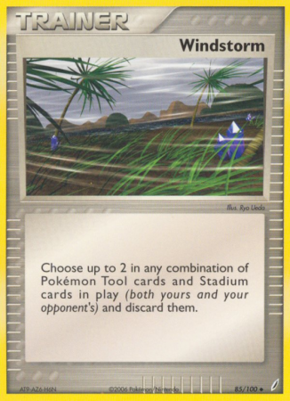 Windstorm 85/100 EX Crystal Guardians