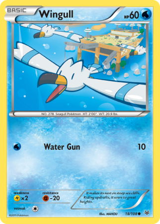 Wingull 18/108 XY Roaring Skies