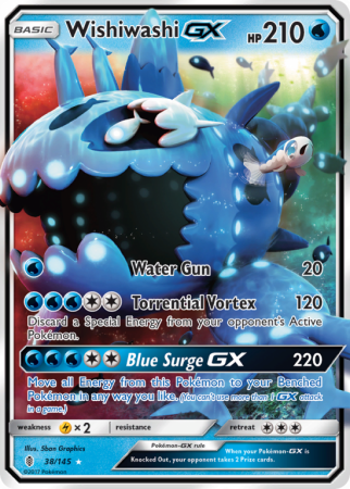 Wishiwashi-GX 38/145 Sun & Moon Guardians Rising