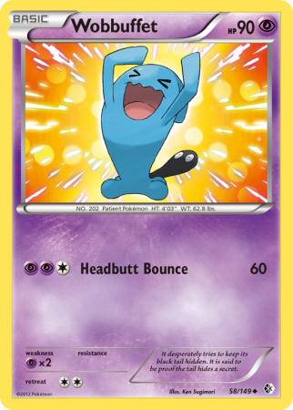 Wobbuffet 58/149 Black & White Boundaries Crossed