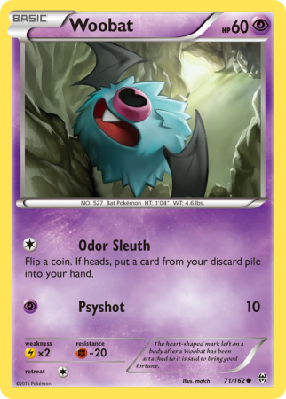 Woobat 71/162 XY BREAKthrough