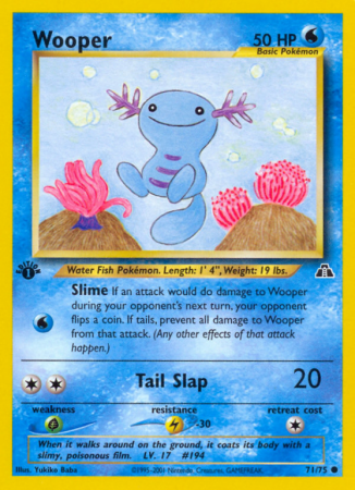 Wooper 71/75 Neo Neo Discovery