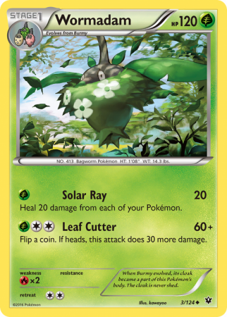 Wormadam 3/124 XY Fates Collide