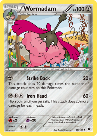 Wormadam 59/124 XY Fates Collide