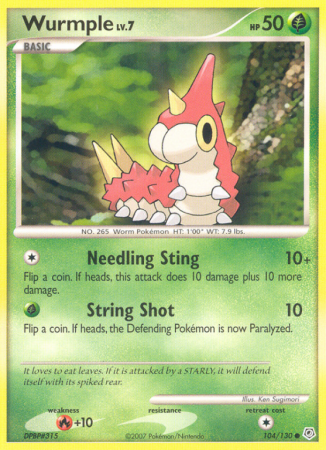Wurmple 104/130 Diamond & Pearl Diamond & Pearl