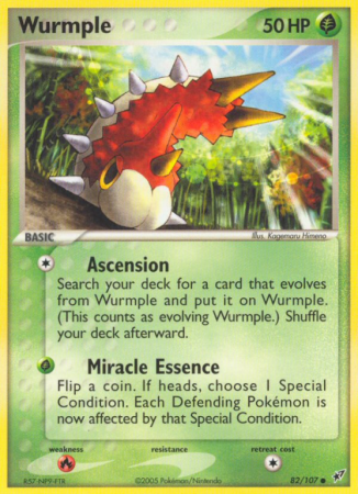 Wurmple 82/107 EX Deoxys