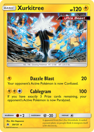 Xurkitree 39/131 Sun & Moon Forbidden Light