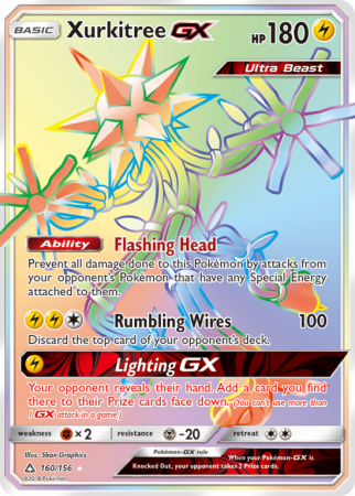 Xurkitree-GX 160/156 Sun & Moon Ultra Prism