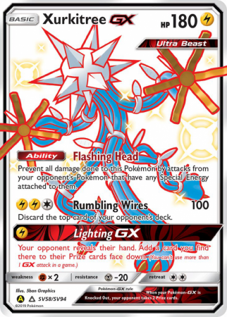 Xurkitree-GX SV58/94 Sun & Moon Shiny Vault