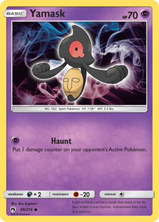 Yamask 99/214 Sun & Moon Lost Thunder