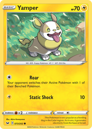 Yamper 73/202 Sword & Shield Sword & Shield