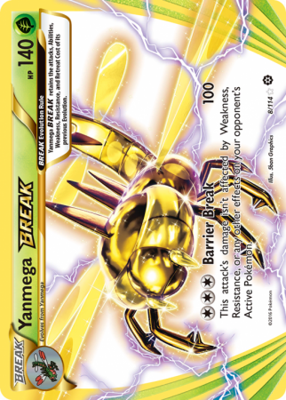 Yanmega BREAK 8/114 XY Steam Siege