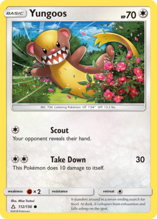 Yungoos 112/156 Sun & Moon Ultra Prism