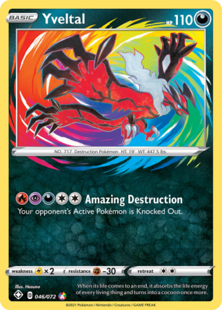 Yveltal 46/72 Sword & Shield Shining Fates