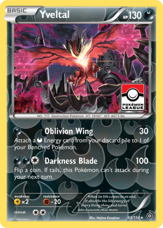 Yveltal 65/114 XY Steam Siege