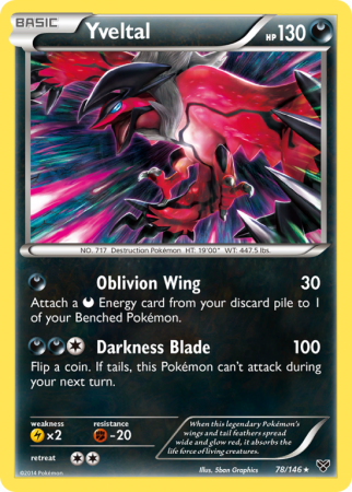 Yveltal 78/146 XY XY