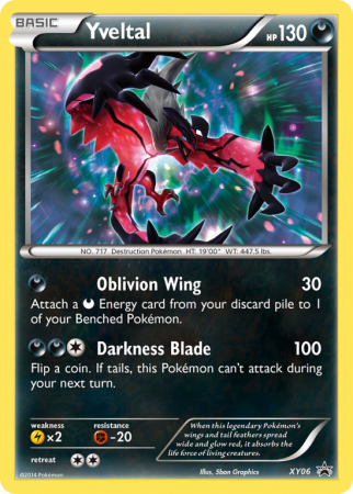 Yveltal XY06/183 XY XY Black Star Promos