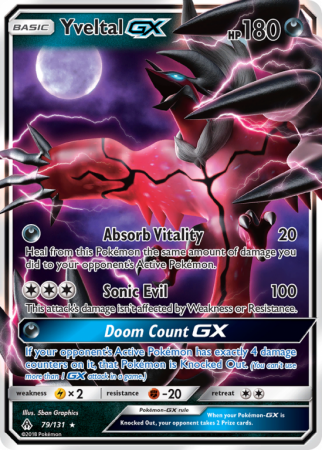 Yveltal-GX 79/131 Sun & Moon Forbidden Light