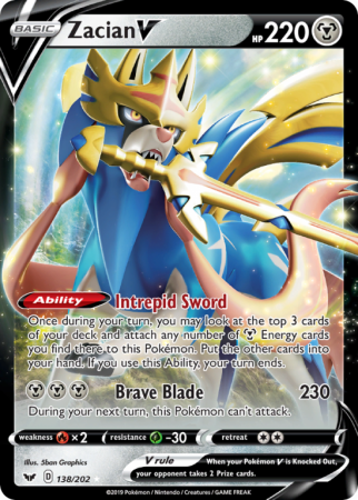 Zacian V 138/202 Sword & Shield Sword & Shield
