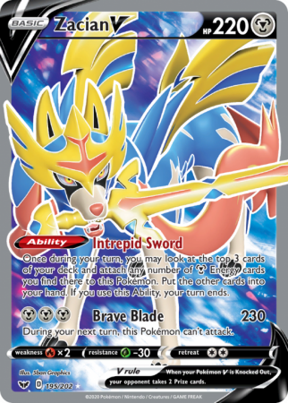 Zacian V 195/202 Sword & Shield Sword & Shield